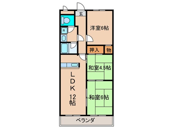 ラポ－ト長谷川の物件間取画像